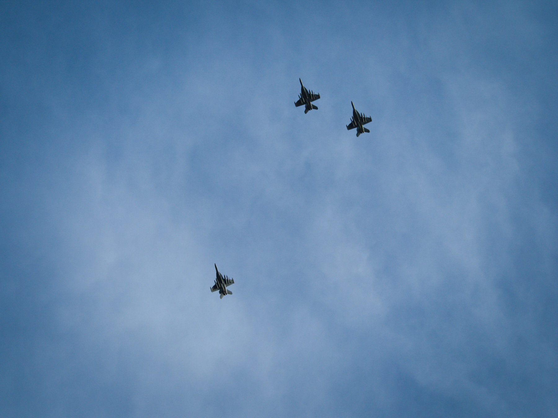 Jets above Barrigada, Guam